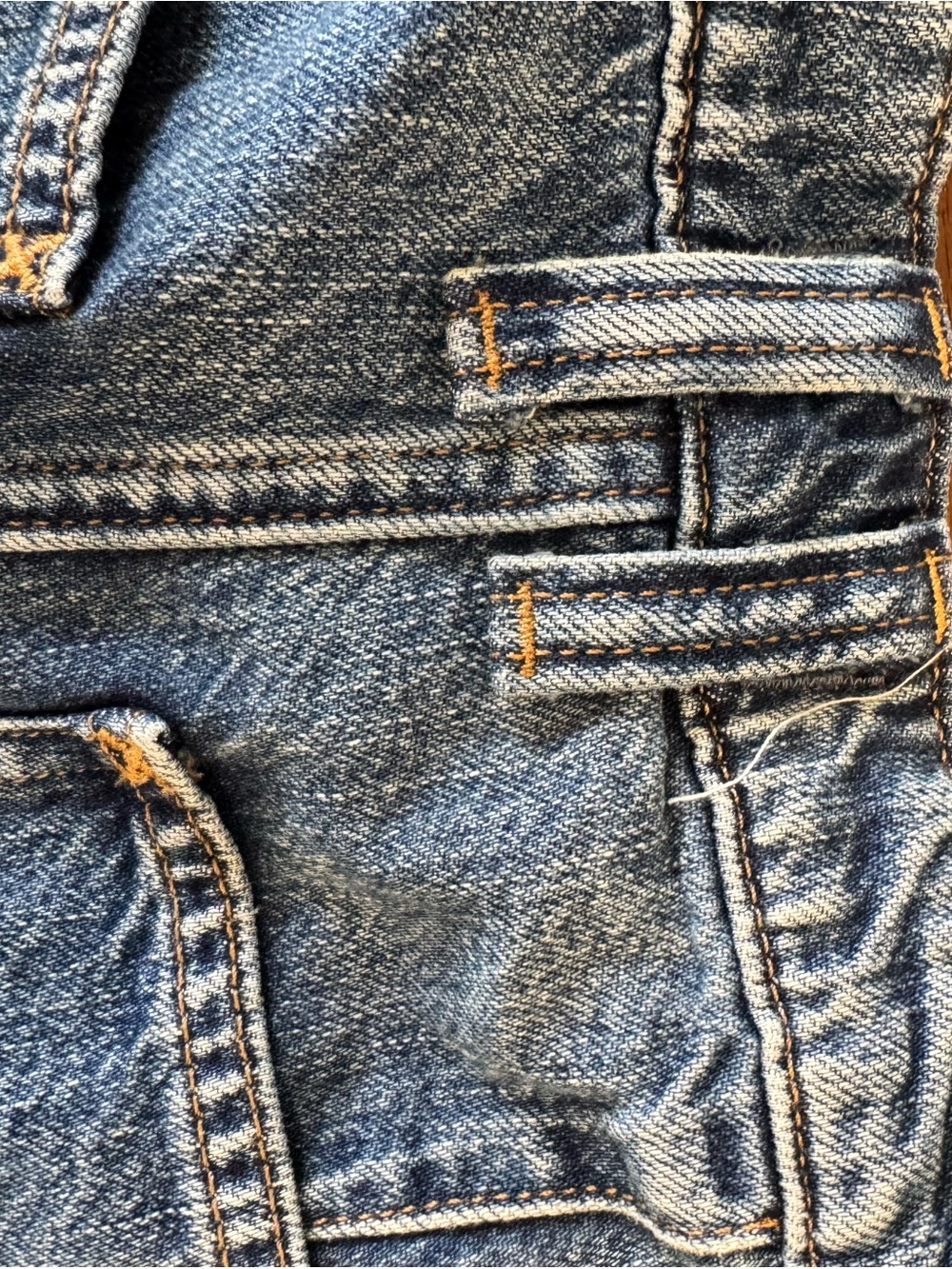 Free People We The Free Bettie Sailor Shorts Med Wash Denim Size 27 Retail $68 - Picture 13 of 15